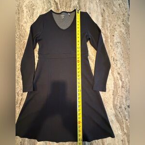 Toad&Co Women's Tomboy Dress.  Small Black Knit & EUC!